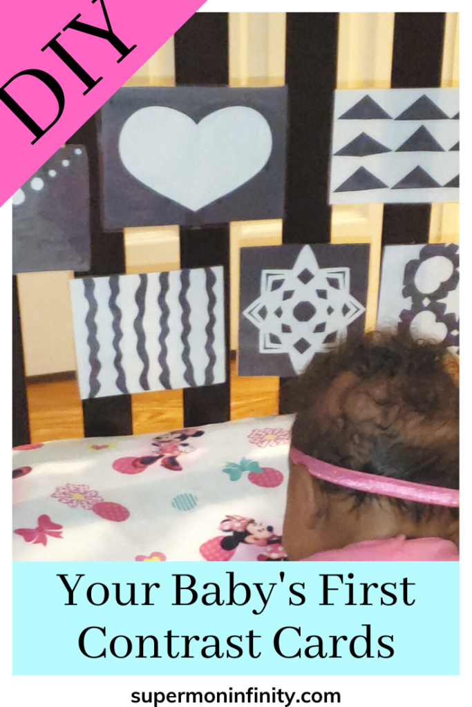 DIY Baby Contrast Cards, Encourage brain development and enhance your baby's eyesight.