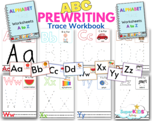 Best Alphabet Trace Worksheets A to Z Printable, Uppercase and Lowercase Letters, Educational Preschool Printable Workbook, Letter Tracing