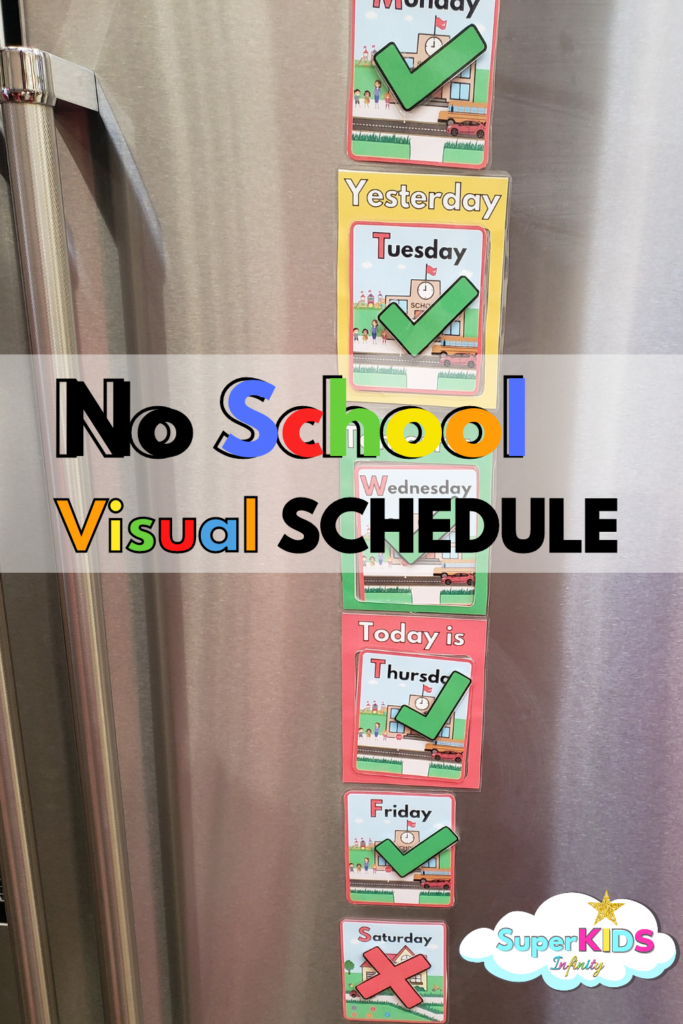 Visual Schedule for Autistic Children