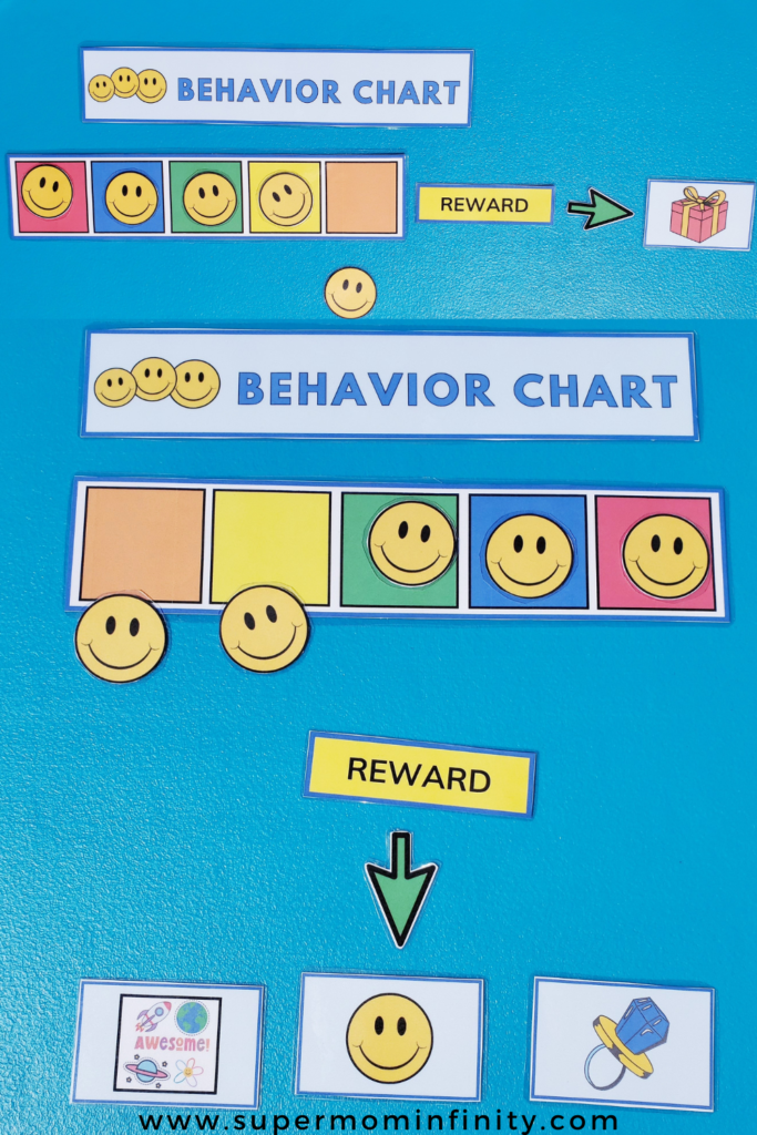 Autism Visual Behavior Reward Chart for Special Education