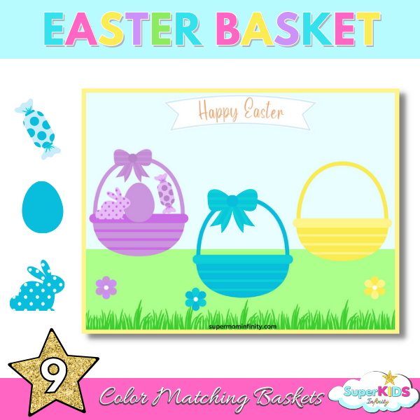 Free Easter Egg Matching Printable Activity