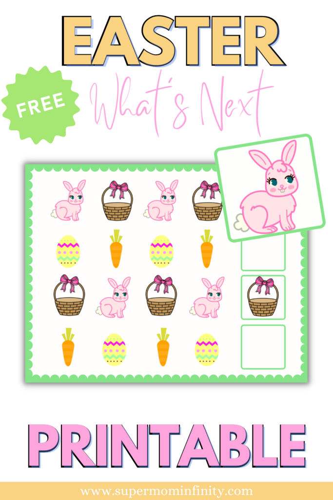 Free Easter Printable for Toddlers