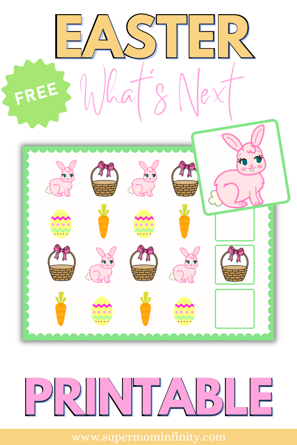 Free Easter Egg Matching Printable Activity - SuperMomInfinity