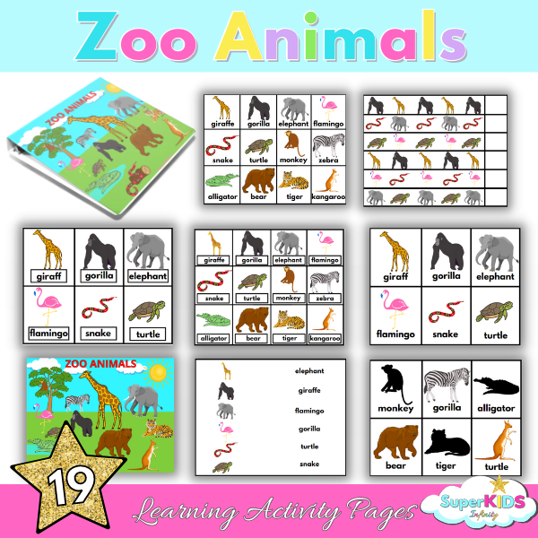 Special Education Learning Activity Book | Preschool Busy Book for Kids