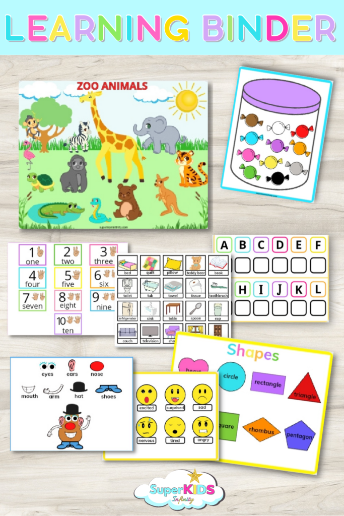 Special Education Learning Activity Book | Preschool Busy Book for Kids