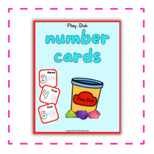 Fee Number Flashcards for kids