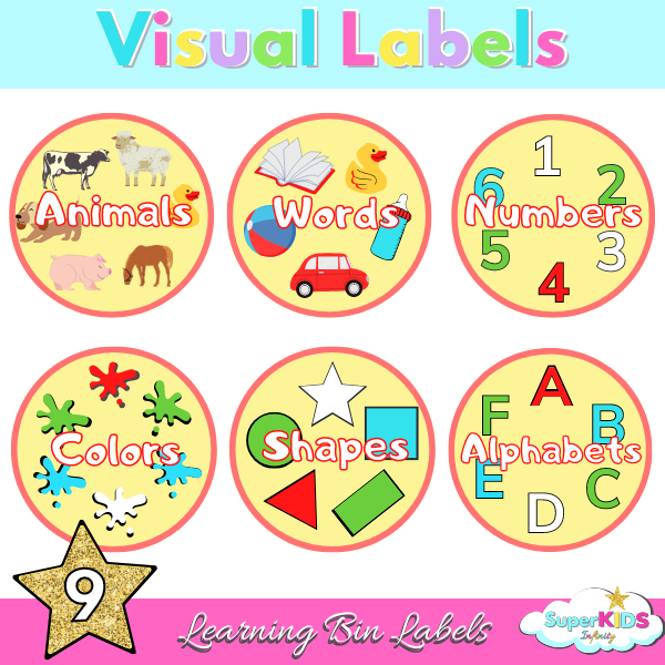 Best Autism Storage Bin Labels for Your Classroom or Homeschool