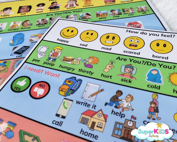 The Best Autism Communication Board for Kids | 51 Communication Visuals