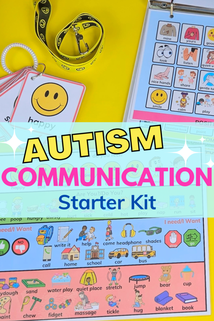 The Best Communication Visual Aid for speech delayed and nonverbal children. The Autism Spectrum is a Neurodevelopmental Disorder that target children speech and language development. This Visual Communication Starter kit will assist you with breaking those communication barriers and development language skill you and your child can use on a day-to-day basis.