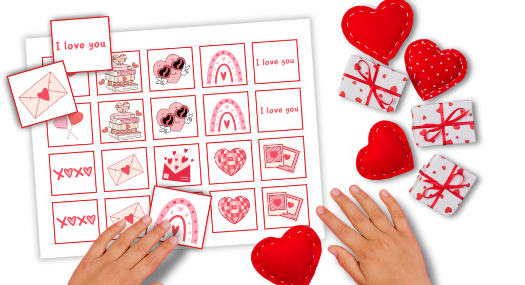 Engaging Valentine's printable activity sheet for kids. The Free Valentine's Activity is filled with colorful heart shapes, each adorned with unique patterns and symbols. This free printable can enhance children's cognitive skills and provide quality time spent together, making it the perfect holiday activity for kids.#FreePrintable #KidsActivities #CraftsForKids #CreativeLearning #LoveAndFriendship #EducationalFun