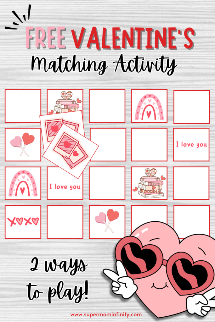 Free Valentine's Day Activity: Engaging Matching Game for Kids