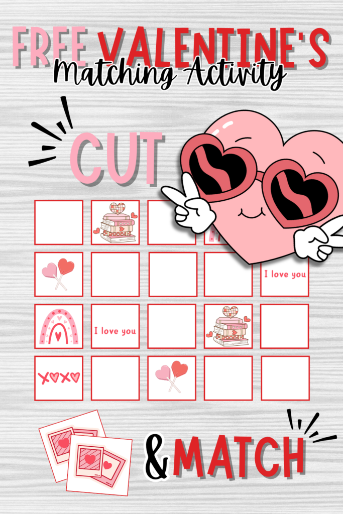 Free Valentine's Day Activity: Engaging Matching Game for Kids