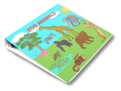 Zoo Animals Learning Busy book
